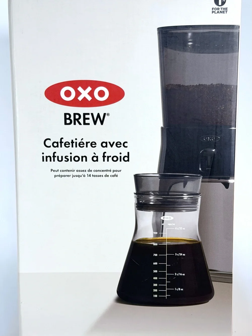 OXO Brew Cold Brew Coffee Maker 40 oz Glass Carafe Model 1272880